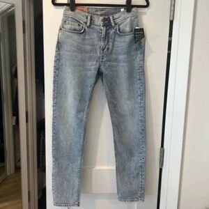 Melk Acne Studios High Rise Light Wash Tapered Denim Jeans [Size 25] [NEW]